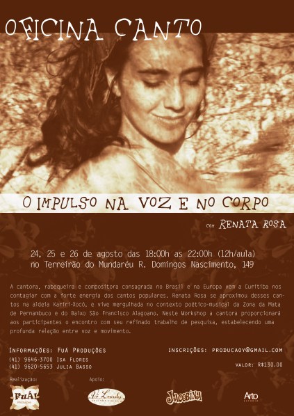 dias 24, 25 e 26 de agosto no Terreirão do Mundaréu