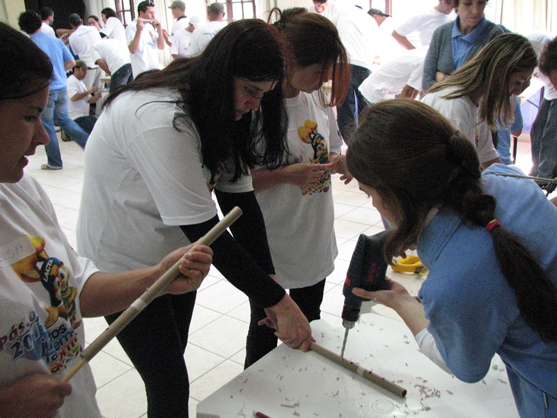 Furação das flautas